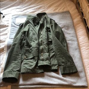 military green jacket